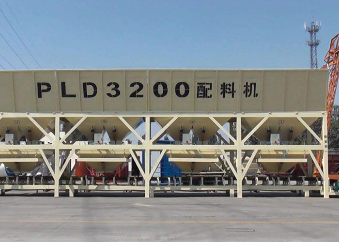 绥化PLD3200四仓混凝土配料机